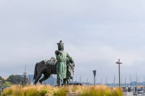 Monumento Alfonso XII — Baiona, Galicia