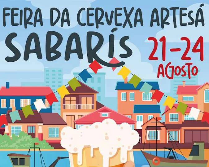 Feria de la Cerveza Artesana en Sabarís: 21 al 24 de agosto en Baiona